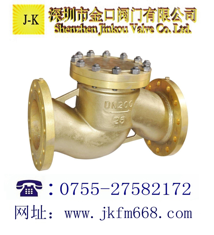 黄铜升降式黄铜止回阀
